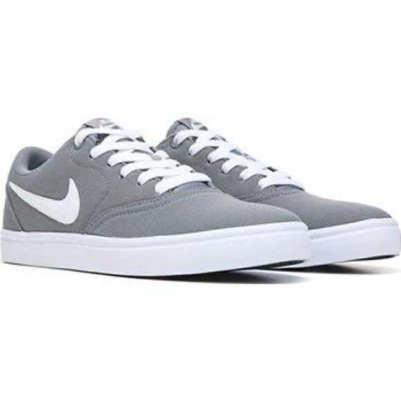 Nike Shoes - Nike SB Check Solarsoft Gray Canvas Shoe